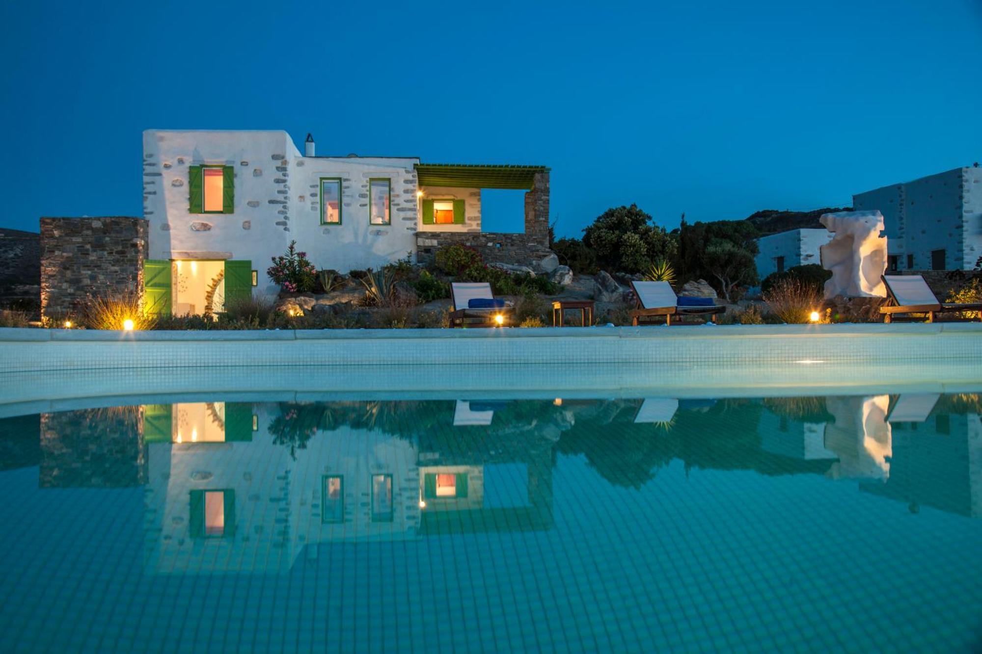 Villa Aeolos With 2 Private Pools Sarakíniko Eksteriør billede